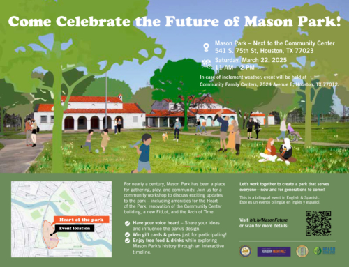 Come Celebrate the Future of Mason Park, March 22